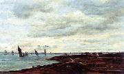 Charles-Francois Daubigny The Banks of Temise at Erith Sweden oil painting reproduction